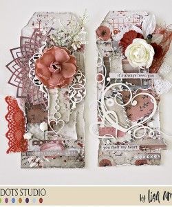 Valentine’s Day tags by Lisa Amiet