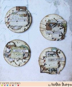 Artist Trading Coins by Heather Thompson